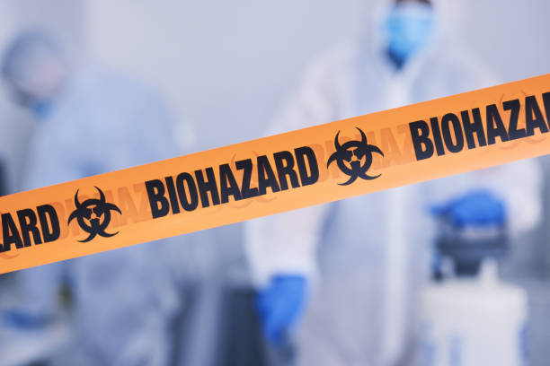 Professional Biohazard Cleanup technician working in Niles, MI